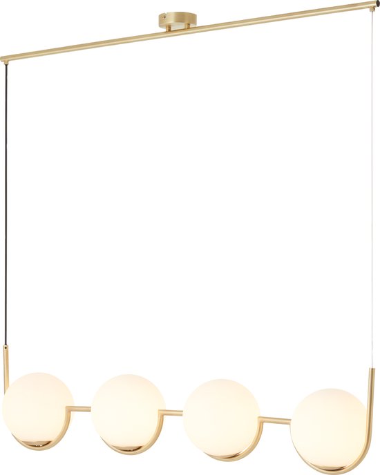 Brilliant Hanglamp Glint - 4 Lampen - 120 x 107 x 18 cm