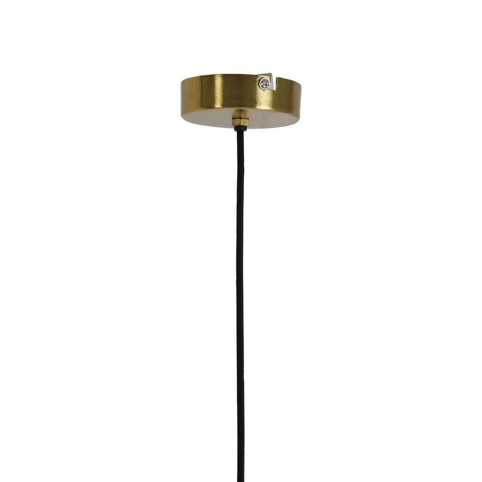 Light & Living Hanglamp Pleat Wit – Ø 40 cm – Moderne Glazen Lamp Voor Woonkamer En Hal – Industriële Stijl – Exclusief Lichtbron – E27 Fitting