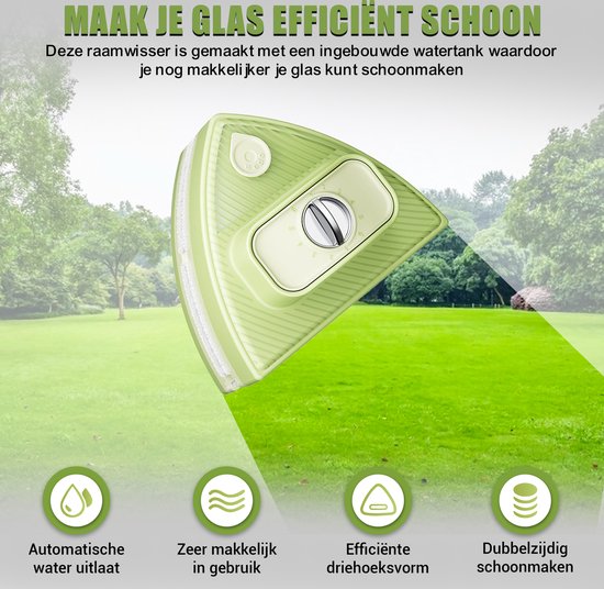 TibaGoods Magnetische Raamwisser Voor Dubbelglas - Ruitenreiniger - Ramenwasser - Magneet Ramenwisser - 5-35mm dikte