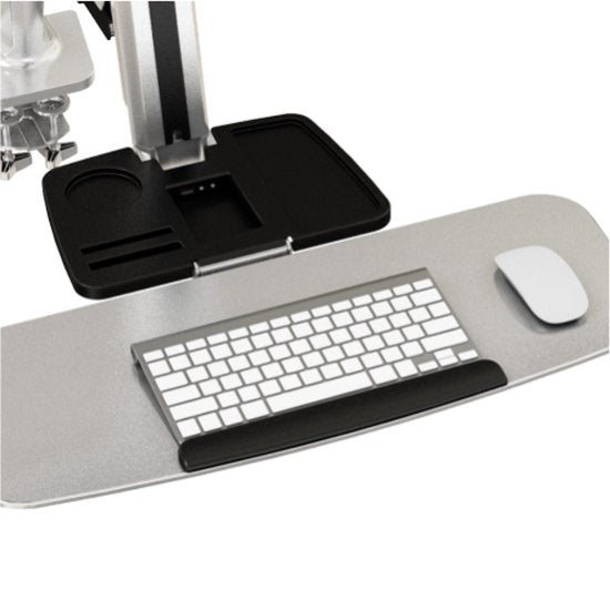 VDD Gaming - Monitorbeugel met toetsenbord - 13 tot 32 inch - Zilver