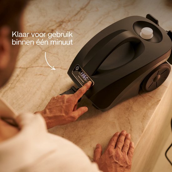 Techweise TS3 - Stoomreiniger - Reinigingsmachine - 2600W 4,2 Bar Stoomdruk - Natte & Droge Stoom - Voor vloer, badkamer, auto en meer - 5m Kabel - Binnen 1 minuut opgewarmd