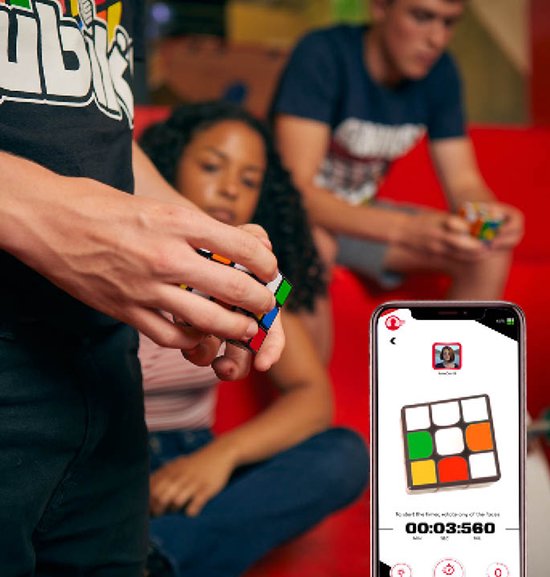 Rubik's Connected X - Slimme Kubus - Bluetooth Kubus - Educatief Speelgoed - Interactief Speelgoed - 3cm x 3cm