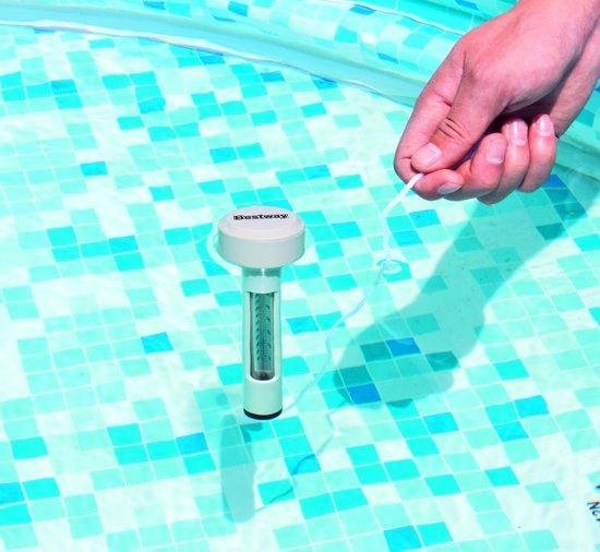 Bestway - Drijvende Zwembadthermometer - FlowClear - Waterthermometer - Fahrenheit en Celsius - Zwembad Onderhoud