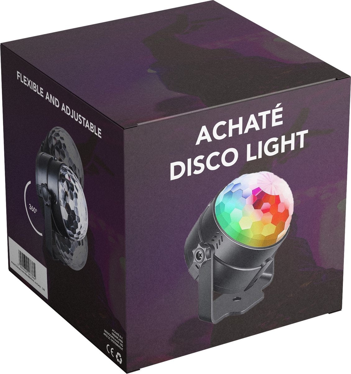 Achaté Discolamp met Afstandsbediening - Feestverlichting - Disco Bal - Discoverlichting - Disco Lamp
