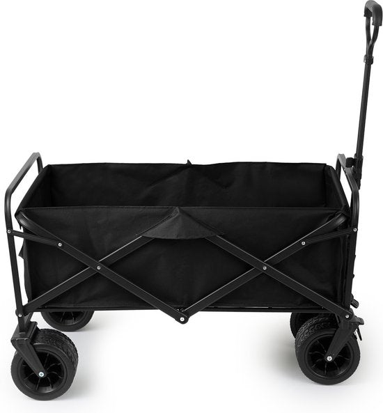 909 Outdoor Bolderkar - Opvouwbaar - Max laadvermogen 80 KG - 100x57x99cm - Zwart