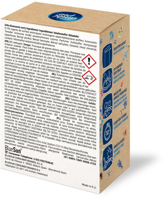 Ambi Pur - Active Clean Wc Poeder Water Flowers - 4 x 4 x 100 gr - Voordeelverpakking