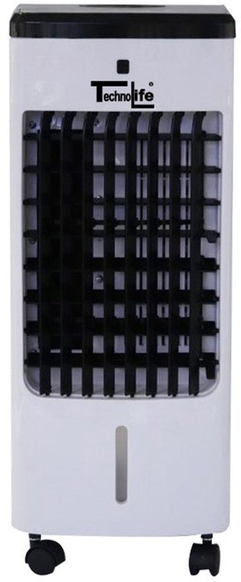 Technolife TL-2701 Aircooler met Afstandsbediening en Timer - 3.5L - Wit/Zwart