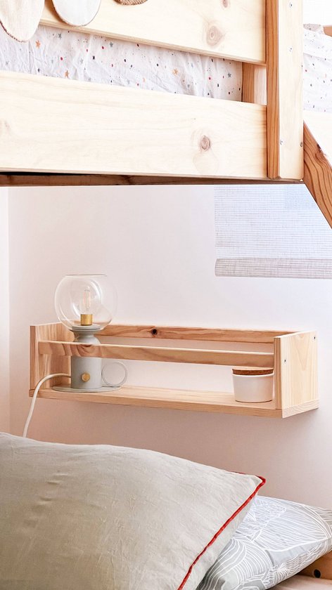 Astigarraga Wandplank - wandrek - kruidenrek - 60cm - PEFC dennenhout