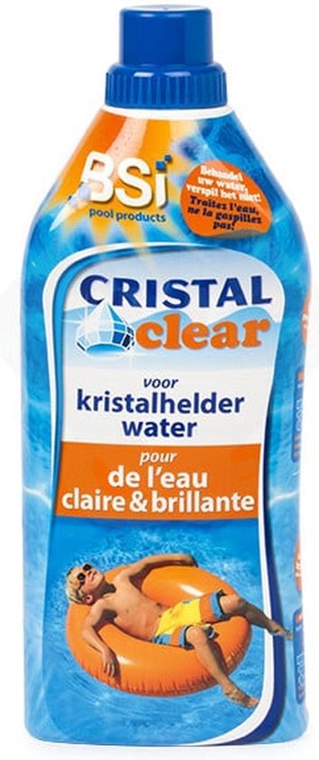 BSI - Cristal Clear - Voor Kristalhelder zwembadwater - Zwembad - Spa - 1 l