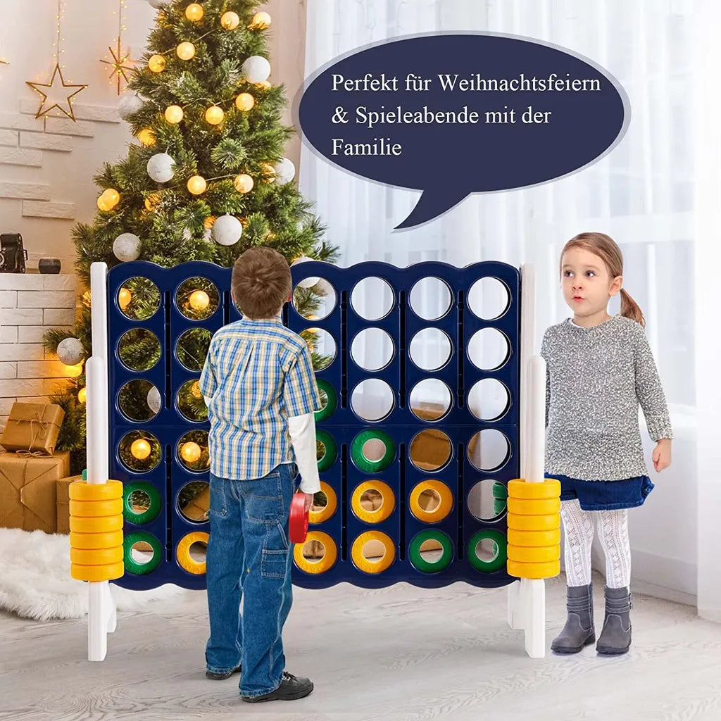 Coast Vier op een rij - Levensgroot - 42 ringen - 120 x 42 x 104 cm