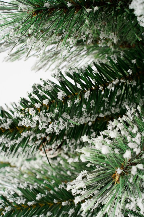 Black Box Trees Vandans Kunstkerstboom in Pot - H90 x Ø48 cm - Groen Frosted