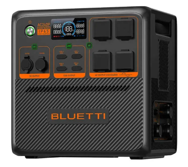 Bluetti Draagbare accu 1843Wh - Max. 3600W – Grijs – 42 x 29,4 x 41 cm