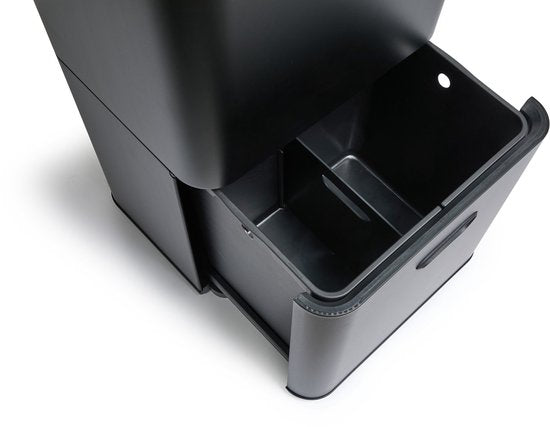 Umuzi Cleaning Prullenbak 63L - Sensor - Mat Zwart - 30,5x41x78cm