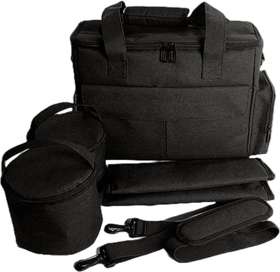 Honden Reistas – Hondentas met Voercontainers – Travel Bag - Hond of Kat -37x15x30 cm