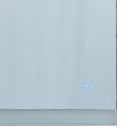 vidaXL - Badkamerspiegel - LED - met - aanraaksensor - 80x60 - cm