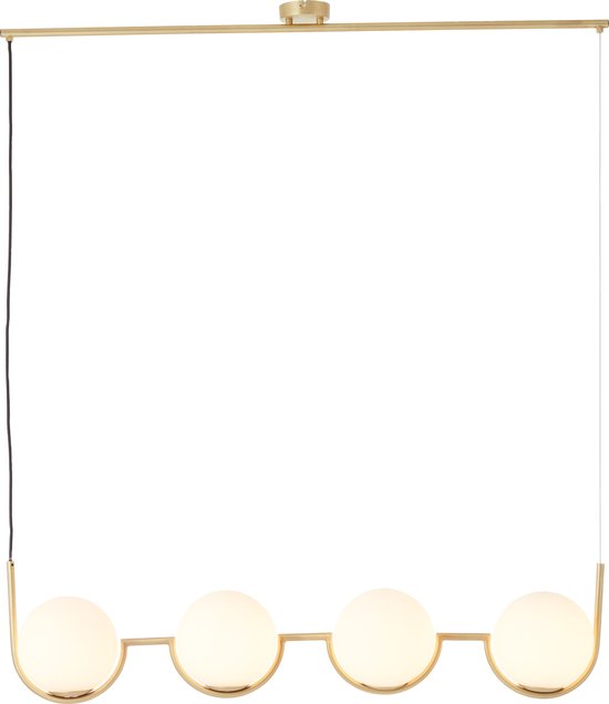 Brilliant Hanglamp Glint - 4 Lampen - 120 x 107 x 18 cm