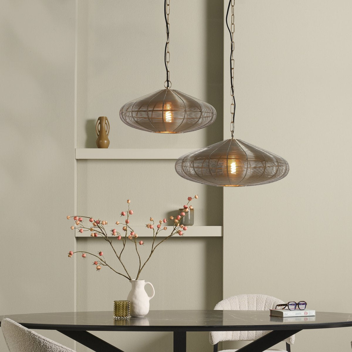 Light & Living Hanglamp Bahoto – Luxe Gouden Design – Ø51 cm – Metaal – Modern & Sfeervol