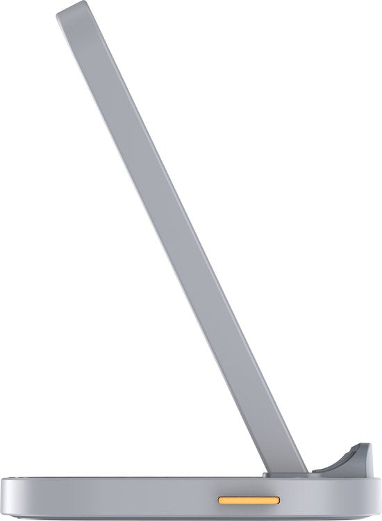Xtorm 15W iPhone Lader met Oplaadstandaard / Draadloze Oplader iPhone / Wireless Charger - Draadloze Oplader - Geschikt voor iPhone 15 / Apple Lader / iPhone Lader Draadloos - Grijs