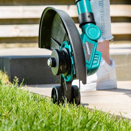 VONROC Grastrimmer 20V – VPower 20V – 250mm – Dubbele spoel (2x4m) – Telescopische stang – Zonder accu & lader