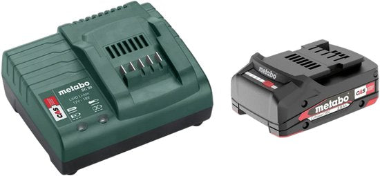 Metabo 18V Accu Basisset | 2,0 Ah Accu | SC30 Lader
