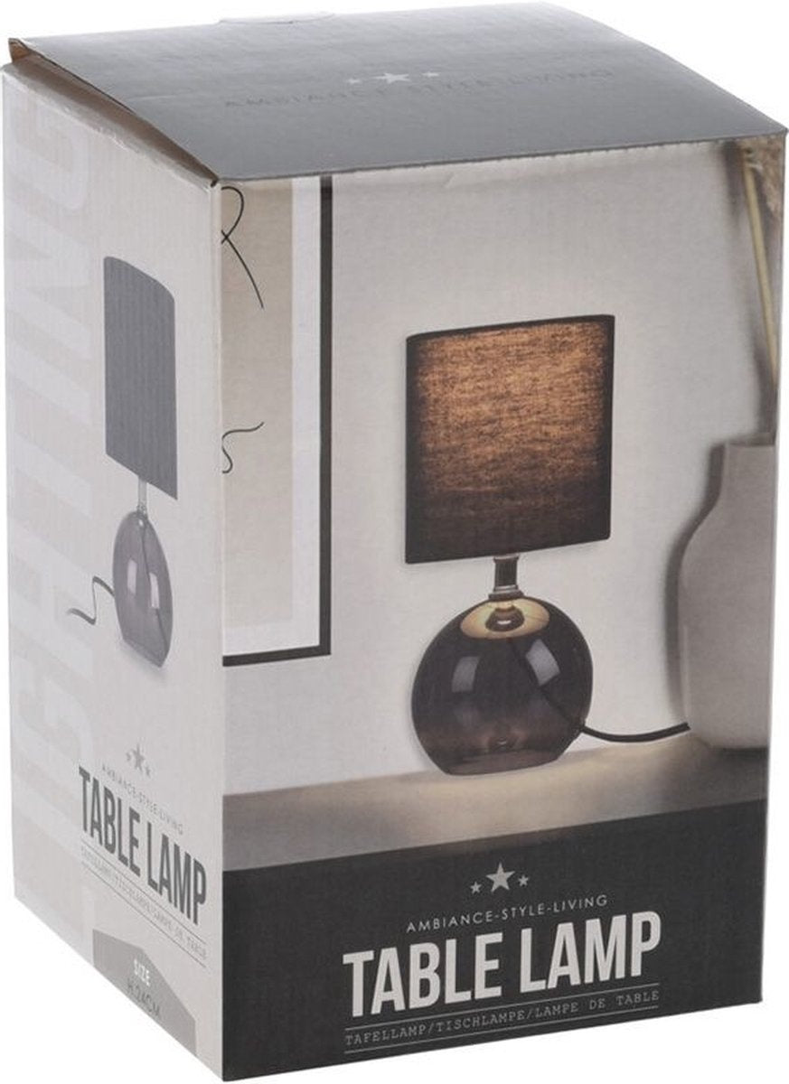 Tafellamp - 24cm - Zwart