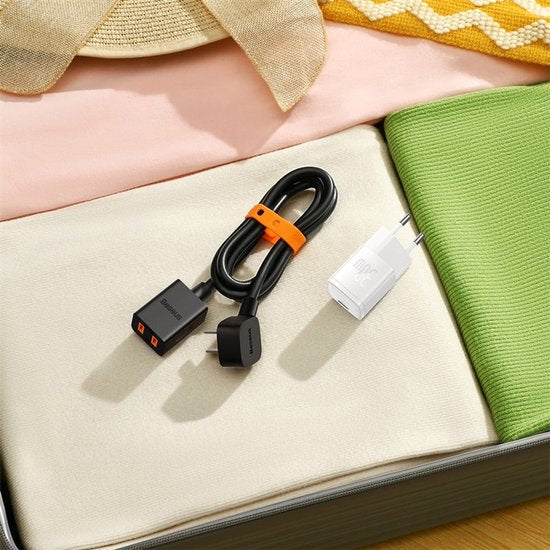 Baseus GaN5 30W Compacte Snellader USB-C PD Zwart