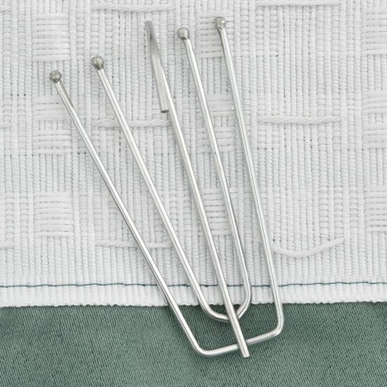 vidaXL - Gordijn - linnen-look - verduisterend - met - haken - 290x245 - cm - groen