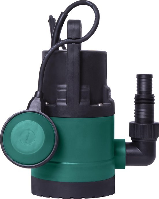 VONROC Dompelpomp/Waterpomp 300W - 6500l/h - Voor schoon en licht vervuild water - Met vlotter