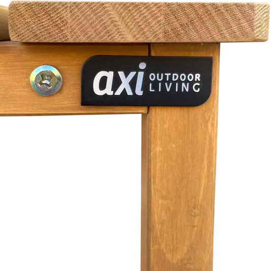 AXI Tess Bijzettafel Bruin – Houten tuintafeltje – Vierkant – 40,5 x 40,5 x 46 cm – FSC 100% Hemlock hout – Voor tuin, terras en balkon