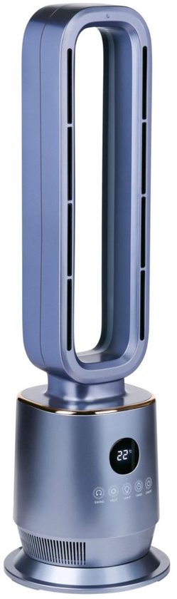 alpina 2-in-1 Ventilatorkachel 2000W - Elektrische Kachel en Ventilator met Afstandsbediening - Oscillerende Torenventilator met Timer - Heater met Verstelbare Temperatuur