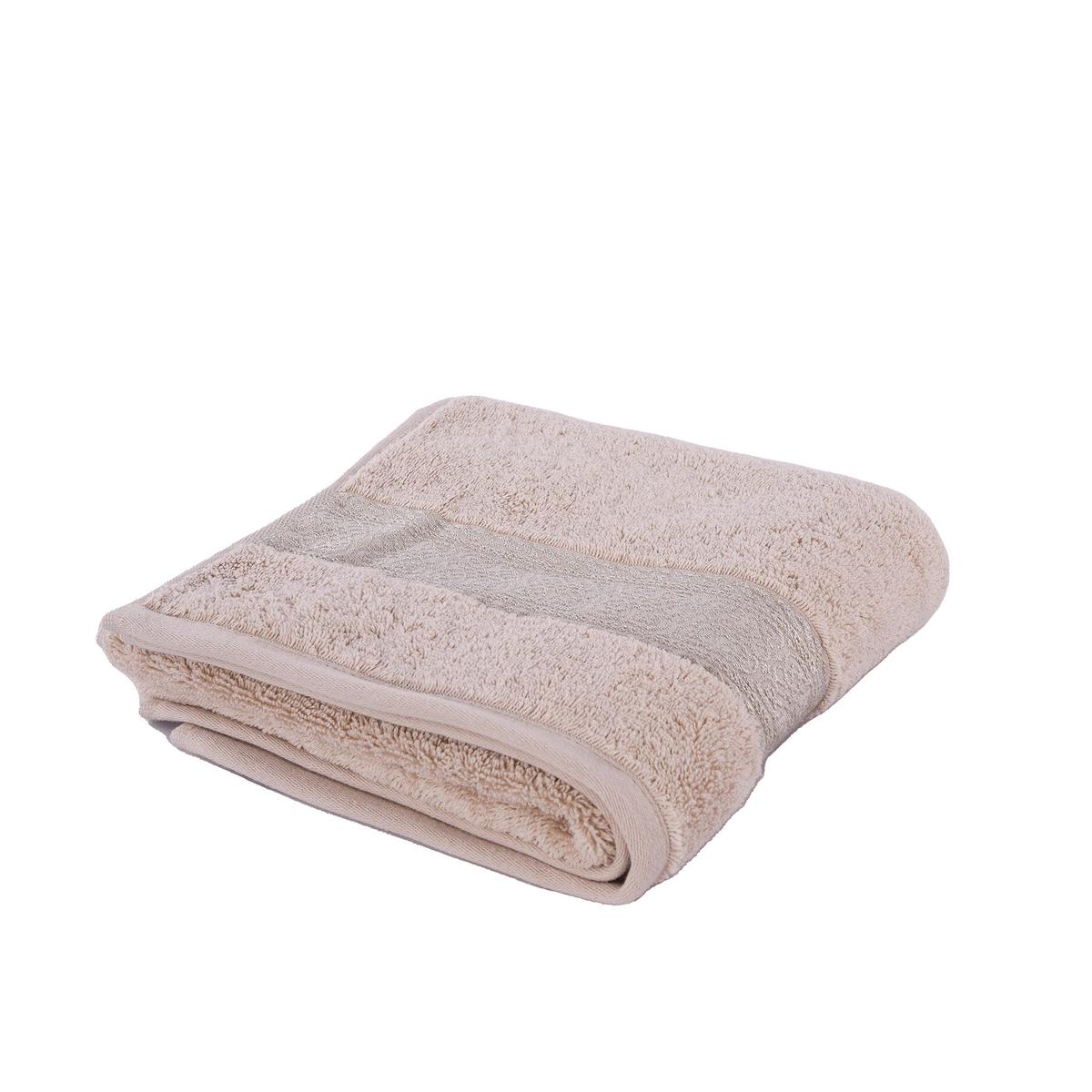 Katoenen Handdoek 50x100 cm – Beige – Zacht & Sneldrogend