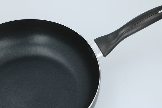 Alpina Koekenpan - Ø28cm - met Glazen Deksel - Anti-Aanbaklaag - Alle Warmtebronnen - Aluminium/ Glas