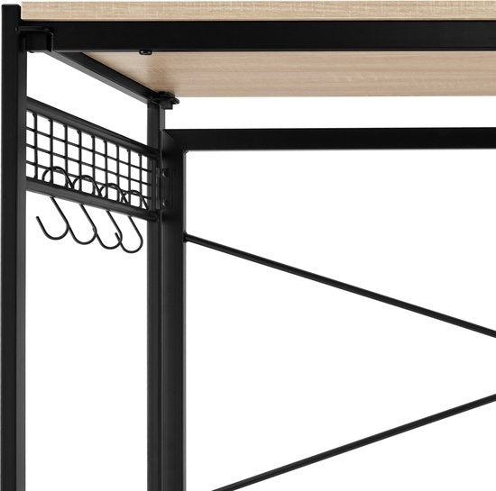 tectake® - Bureau Paterson inklapbaar 102x51x77cm - lichtbruin - 404661