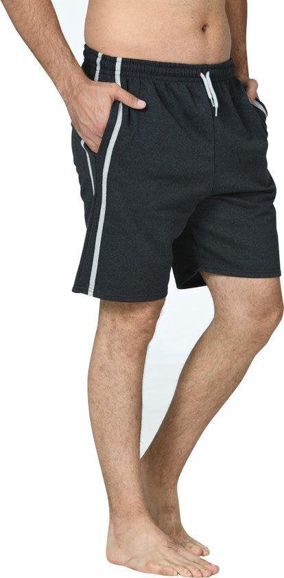 Comfort Essentials - Korte Broek Heren - Shorts Heren - 2pack - Navy/Antraciet - XXL
