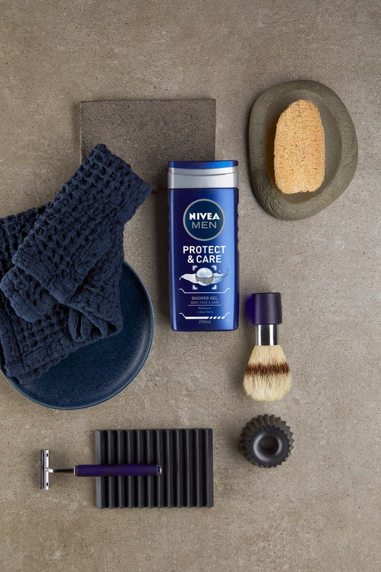 NIVEA MEN Protect & Care Douchegel - 3-in-1 Douchegel Met aloë vera - Shampoo - 500ml