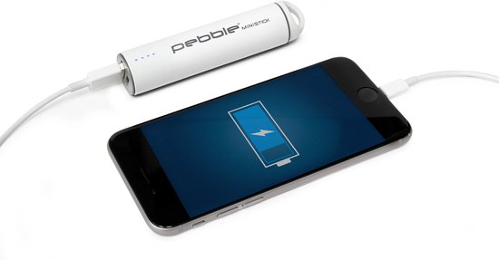 Veho Pebble Ministick Draagbare Powerbank - 2200mAh - Wit - VPP-102-2200-WH