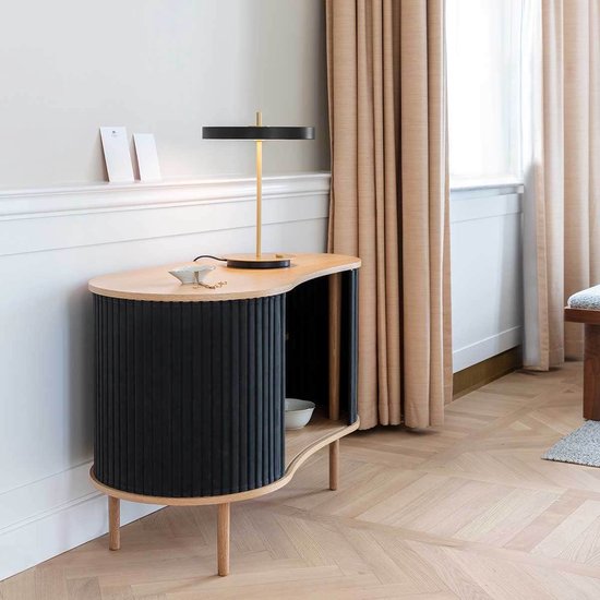 Umage Asteria Table Tafellamp Black - Draadloos & Oplaadbaar - Dimbaar - LED lamp - Bureaulamp - Zwart