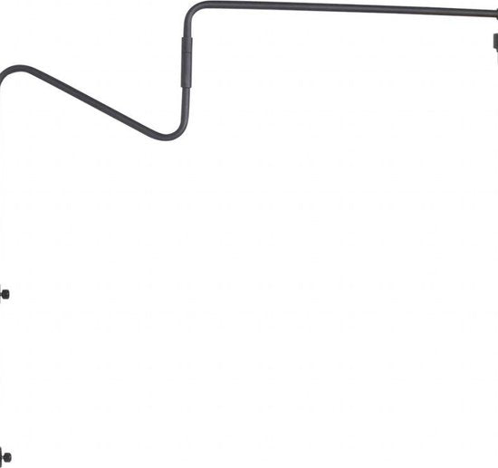 Anne Lighting wandlamp Linstrøm - zwart - metaal - 3404ZW