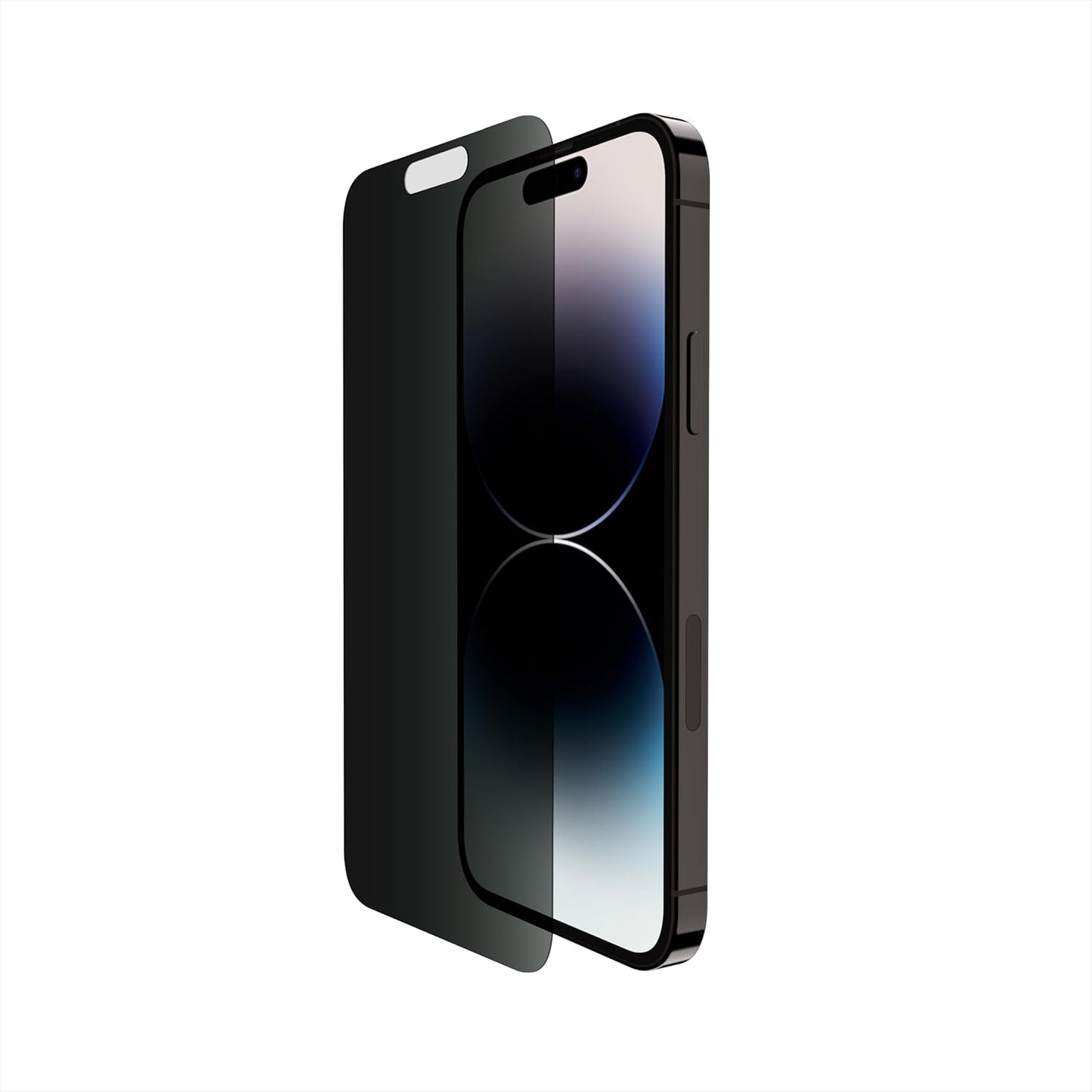 Belkin Privacy TempeRoodGlass Screen Protector voor iPhone 14 Pro – 20 x 100 mm – Zwart – Antimicrobieel, Krasbestendig en Vingerafdrukwerend