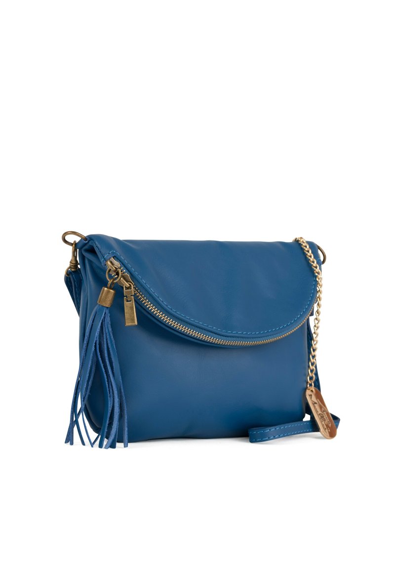 Anna Morellini – ALICE Schoudertas (Blue Denim, 30 × 22 × 10 cm)