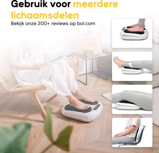 CALMENTA® - Bloedcirculatieapparaat - Voor Benen, Voeten en Rug - Voetmassage Apparaat Bloedsomloop - Beentrainer - Trilplaat - Massage apparaat - Neuropathie - Bloedcirculatie apparaat