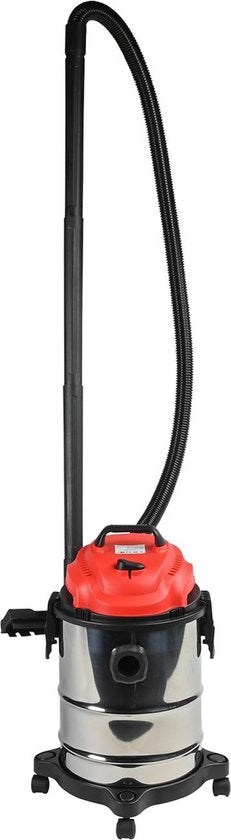 Benson Stofzuiger droog en nat - 1200W - 15 liter - 8-delig - RVS behuizing - met blaasfunctie