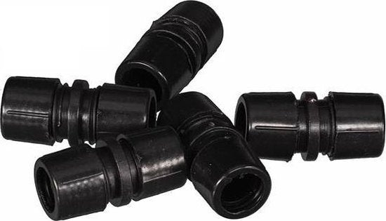 HQ-Power Inline connector voor lichtslangen, 5 stuks, wit