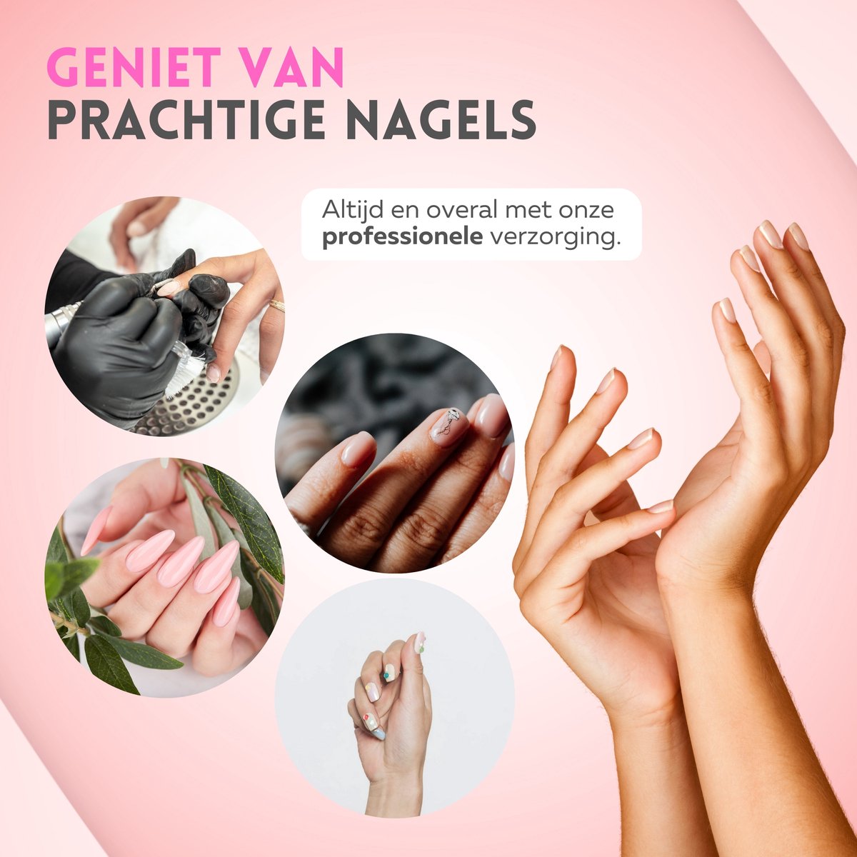 Beeperfect - Elektrische Nagelvijl Advanced - Nagelfrees - Manicure en Pedicure set - 35.000RPM - 26 Bitjes en 66 Schuurrolletjes