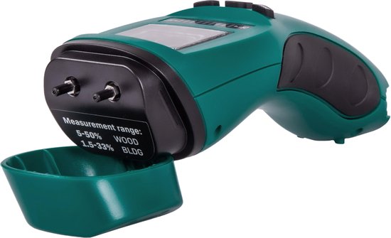 VONROC PRO Vochtmeter – Professioneel gebruik – Accuraat – Hoog contrast LCD met achtergrondverlichting