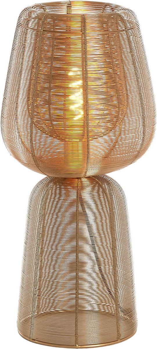 Light & Living Tafellamp Aboso - Goud - Ø24cm - Modern