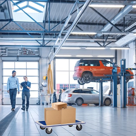 BRASQ Transportwagen - Draagvermogen 300 KG - Plateauwagen - Meubelroller - Dolly - Transportkar - Magazijnwagen - Platformwagen