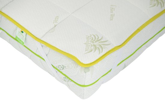Vitality Pur - Matrasoplegger Aloë Vera – Extra Comfort & Beschermt Matras – 160x200 cm