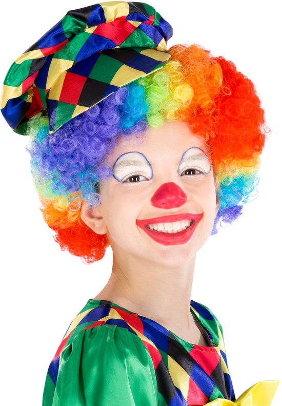dressforfun - jongenskostuum clown Freddy 104 (3-4j) - verkleedkleding kostuum halloween verkleden feestkleding carnavalskleding carnaval feestkledij partykleding - 300796