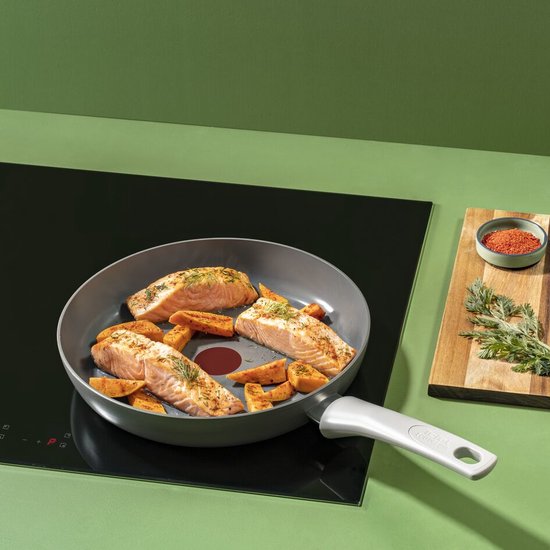 Tefal Renew ON - Koekenpannenset - Ø24 en Ø28 cm - PFAS-vrij - Keramisch - Geschikt voor Inductie